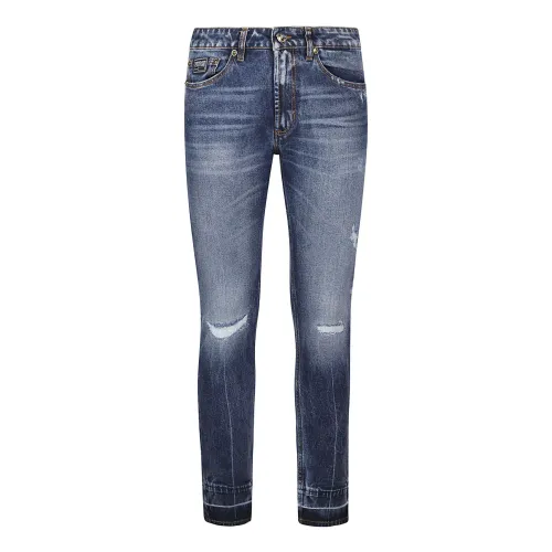 Versace Jeans Couture , Narrow Dundee Jeans ,Blue male, Sizes: