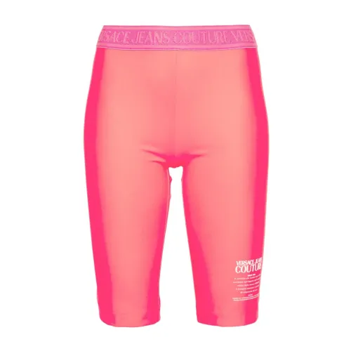 Versace Jeans Couture , Pink Shorts with Leggings Fuseaux ,Pink female, Sizes:
