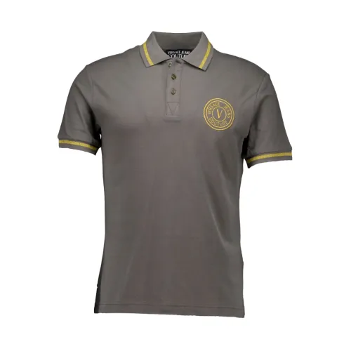 Versace Jeans Couture , Polo Shirts ,Gray male, Sizes: