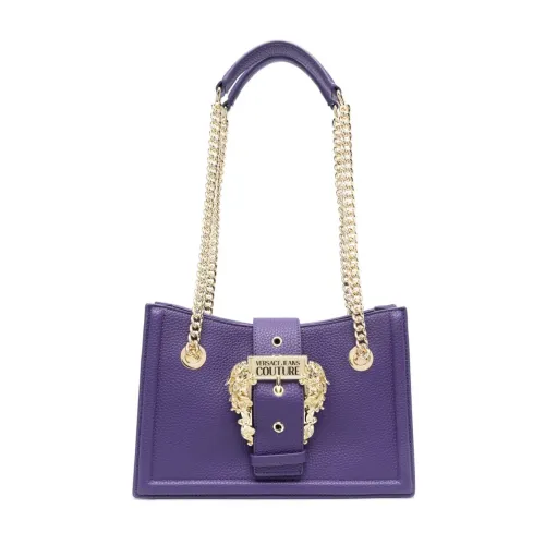 Versace Jeans Couture , Purple Womens Handbag - Spacious and Elegant ,Purple female, Sizes: ONE SIZE
