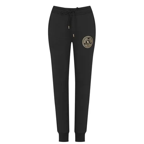 Versace Jeans Couture Round Logo Joggers - Black
