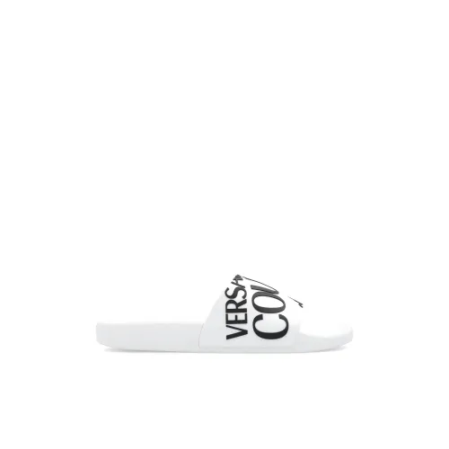 Versace Jeans Couture , Rubber slides ,White female, Sizes: