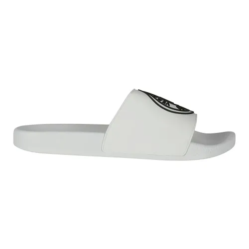 Versace Jeans Couture , Slide Sandals ,White male, Sizes: