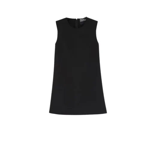 Versace Jeans Couture , Stylish Sleeveless Dress ,Black female, Sizes: