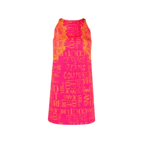 Versace Jeans Couture , Stylish Summer Dress ,Pink female, Sizes:
