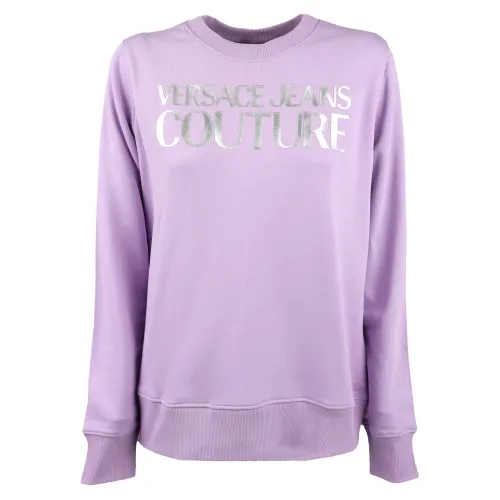 Versace Jeans Couture , Sweatshirts ,Purple female, Sizes: