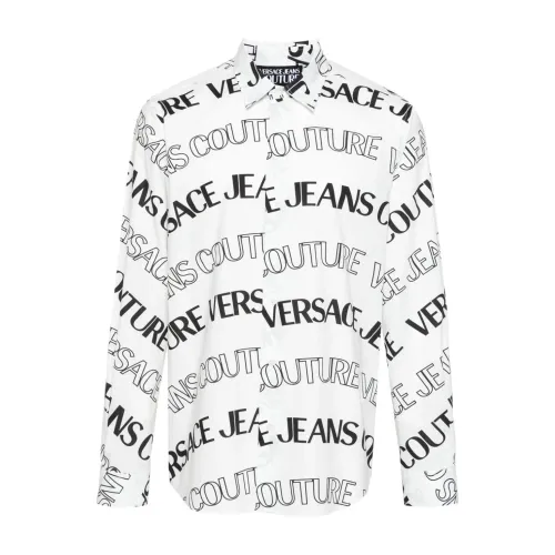 Versace Jeans Couture , Versace Jeans Couture Shirts White ,Multicolor male, Sizes: