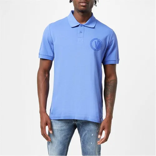 Versace Jeans Couture Vjc Rnd Lgo Polo Sn33 - Blue
