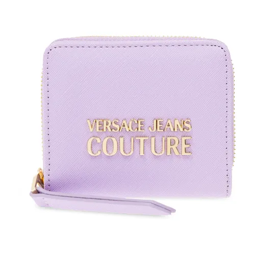 Versace Jeans Couture , Wallet with logo ,Purple female, Sizes: ONE SIZE
