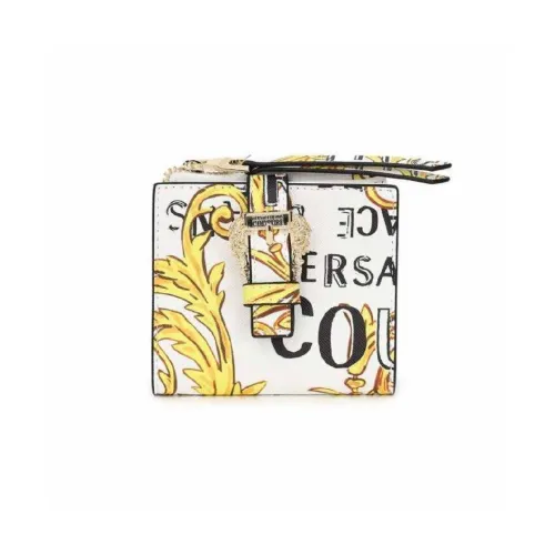 Versace Jeans Couture , White Logo Couture Wallet for Women ,Multicolor female, Sizes: ONE SIZE