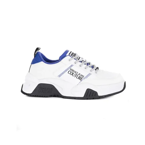 Versace Jeans Couture , White Men`s Sneakers ,White male, Sizes: