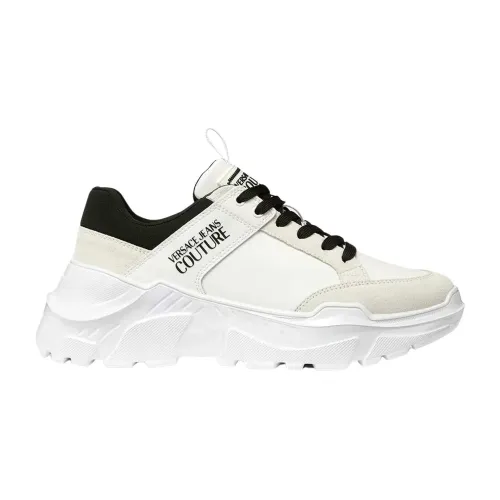 Versace Jeans Couture , White Sneakers ,White male, Sizes: