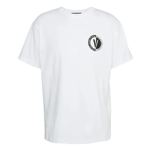 Versace Jeans Couture , White T-Shirts ,White male, Sizes: