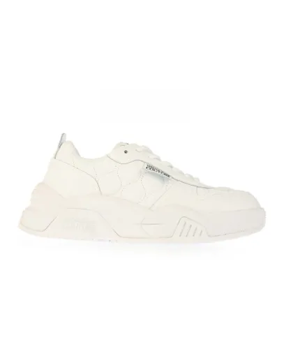 Versace Jeans Womenss Couture Stargaze Chunky Trainers in White Leather (archived)