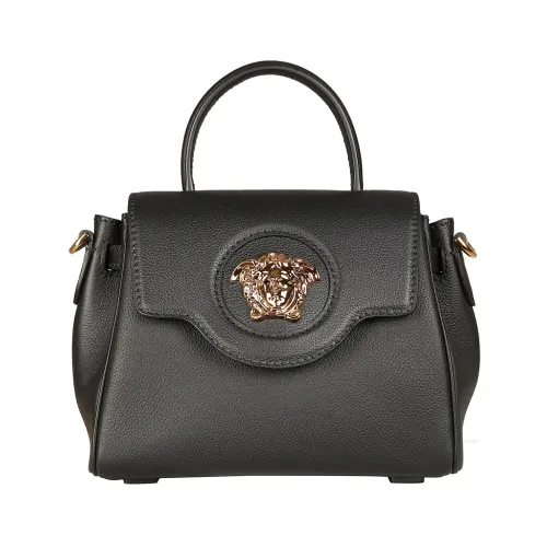 Versace , Jellyfish Small Leather Handbag ,Black female, Sizes: ONE SIZE