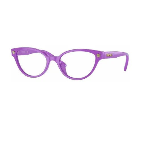 Versace , Kids Eyeglass Frames ,Purple female, Sizes: