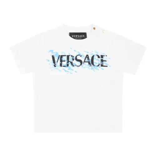 Versace , Kids T-Shirts ,White male, Sizes: