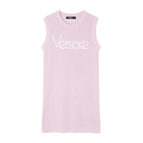 Versace , Knit Dress ,Pink female, Sizes: