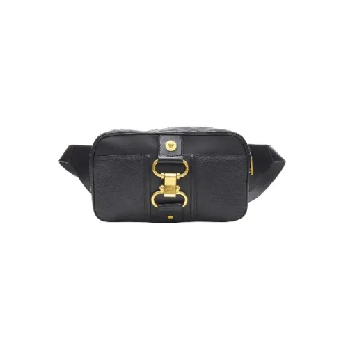 Versace , Leather crossbody-bags ,Black female, Sizes: ONE SIZE