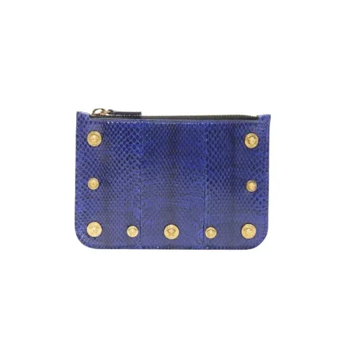 Versace , Leather handbags ,Blue female, Sizes: ONE SIZE