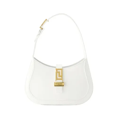 Versace , Leather shoulder-bags ,White female, Sizes: ONE SIZE