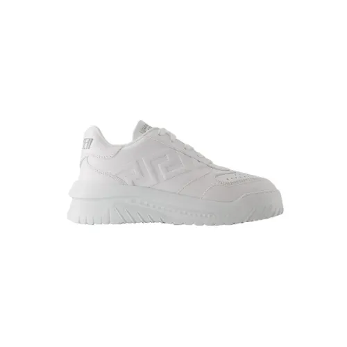 Versace , Leather sneakers ,White female, Sizes: