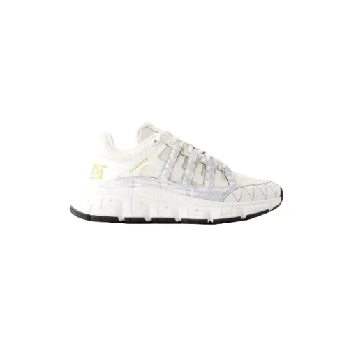 Versace , Leather sneakers ,White female, Sizes: