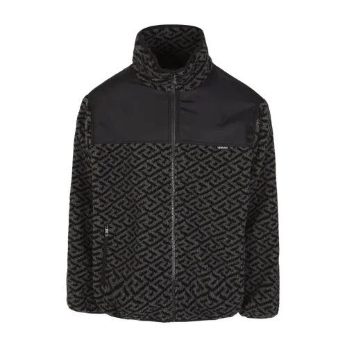 Versace , Lightweight jacket ,Gray male, Sizes: