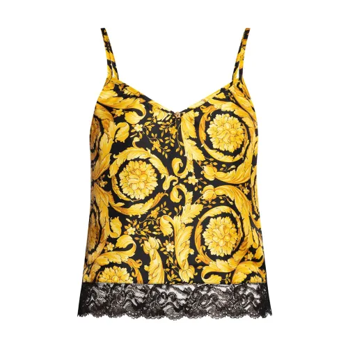 Versace , Lingerie top ,Yellow female, Sizes: