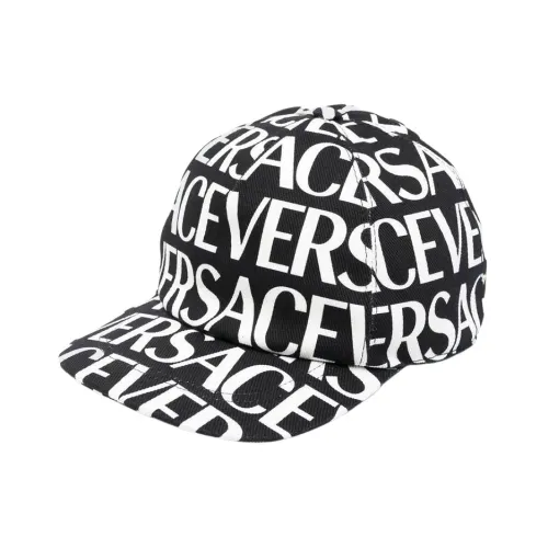 Versace , Logoed cap with visor ,Black female, Sizes: