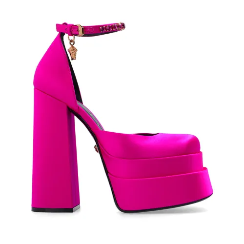 Versace , ‘Medusa Aevitas’ platform shoes ,Pink female, Sizes: