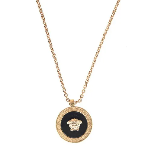VERSACE Medusa Emblem Necklace - Gold