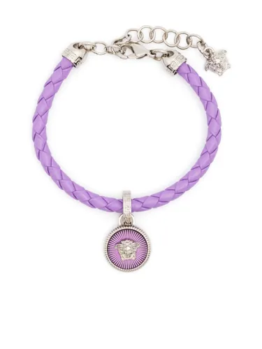 Versace Medusa Head leather bracelet - Purple