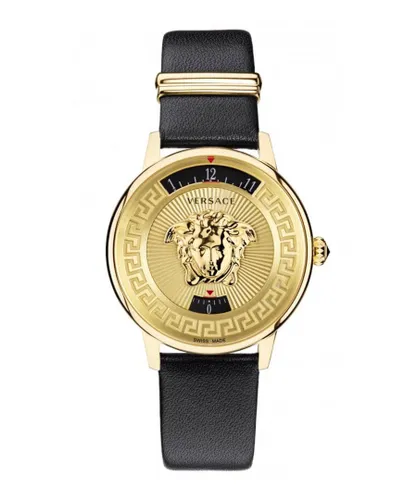 Versace Medusa Icon WoMens Black Watch VEZ200221 Leather (archived) - One Size