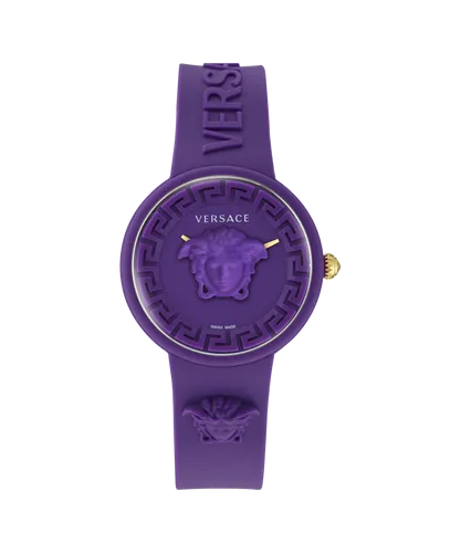Versace Medusa Pop Unisex's Purple Watch VE6G00823 Silicone - One Size