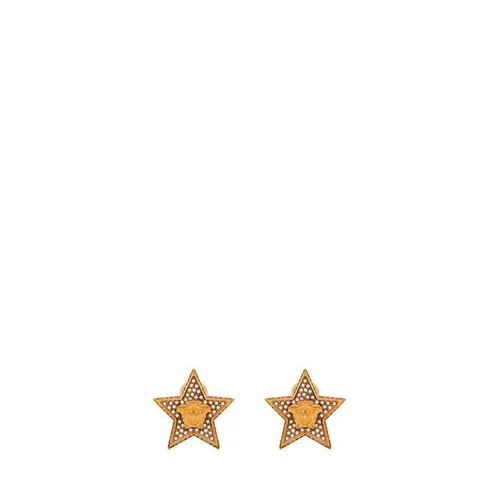 VERSACE Medusa Star Stud Earrings - Gold