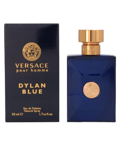 Versace Mens Pour Homme Dylan Blue Eau de Toilette 50ml Spray For Him - Size 50 ml