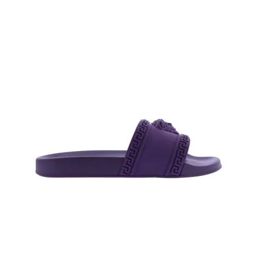 Versace , Mens Slides ,Purple male, Sizes: