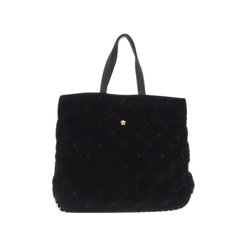 Versace , Nylon handbags ,Black female, Sizes: ONE SIZE