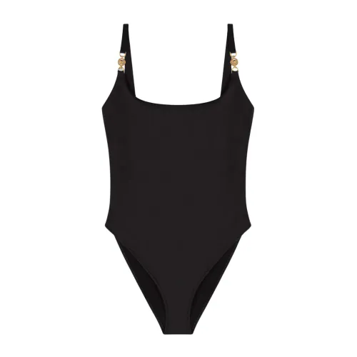 Versace , One-Piece Lycra Swimsuit ,Black female, Sizes: