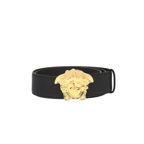 Versace , Palazzo Belt With Medusa Buckle ,Black male, Sizes: