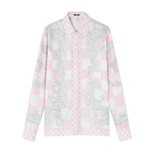 Versace , Pastel Pink Formal Shirt ,Multicolor female, Sizes: