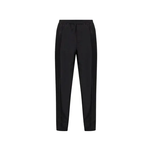 Versace , Pleat-front trousers ,Black male, Sizes: