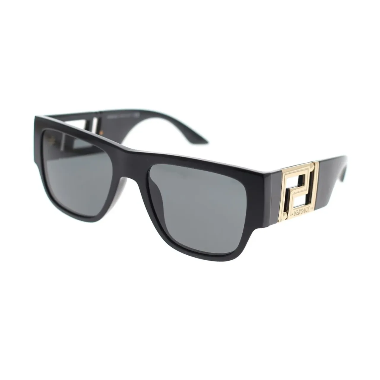 Versace , Rectangular Sunglasses with Bold Style ,Black unisex, Sizes: