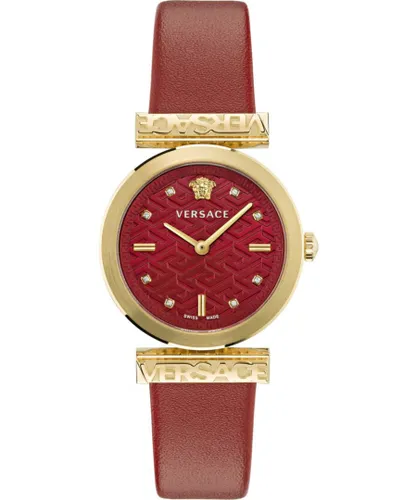 Versace Regalia WoMens Red Watch VE6J00423 Leather (archived) - One Size