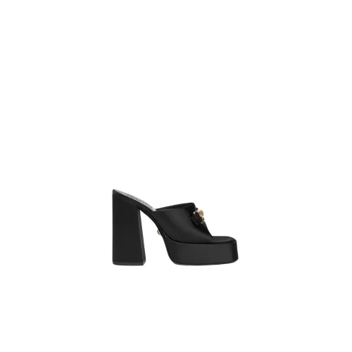 Versace , Satin Mule Shoe ,Black female, Sizes: