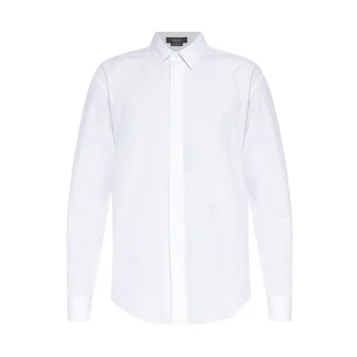 Versace , Shirt with logo ,White male, Sizes: