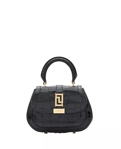 Versace Shopping Bags - Mini Leather Calf Handbag - black - Shopping Bags for ladies