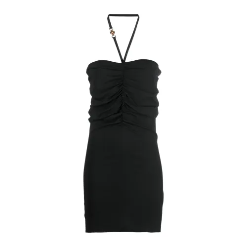 Versace , Short daytime dress ,Black female, Sizes: