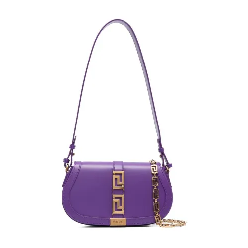 Versace , Shoulder Bags ,Purple female, Sizes: ONE SIZE